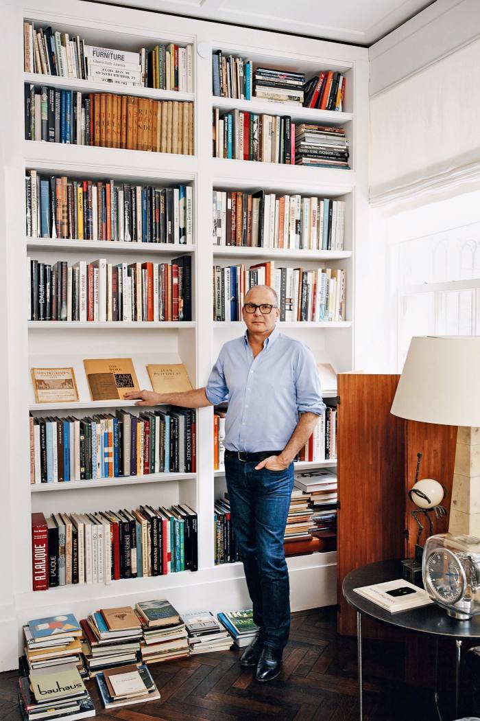 Not even the floor-to- ceiling majesty of Reed Krakoff’s bookcase can contain the volume of manuscripts he keeps. The chief artistic officer of Tiffany & Co is a design-book junkie whose eye takes in everything from Bauhaus to Lalique 