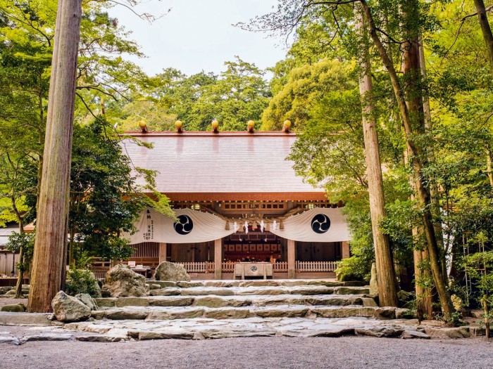 The Shinto Tsubaki Grand Shrine in Japan