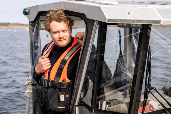 Gaëtan Zackrisson, operational manager for Nordic SeaFarm