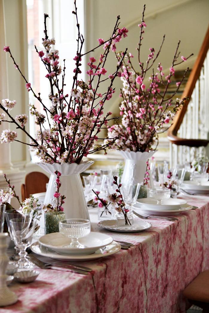 Summerill & Bishop linen Blossom tablecloth, £295