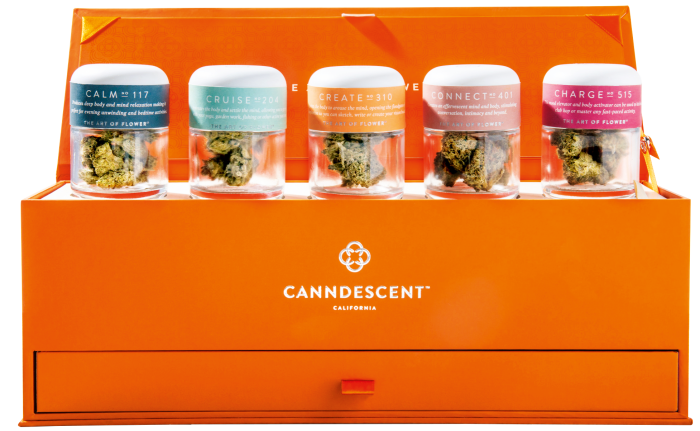 Canndescent flower cannabis, from $16 a gram 