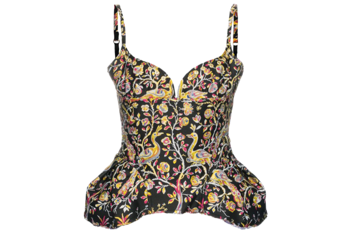 Vintage Marques’Almeida brocade floral corset, £241.50, vestiairecollective.com