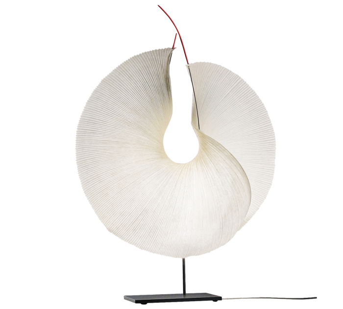 Ingo Maurer Japanese paper Yoruba Rose table lamp, £1,066, inspyerlighting.co.uk