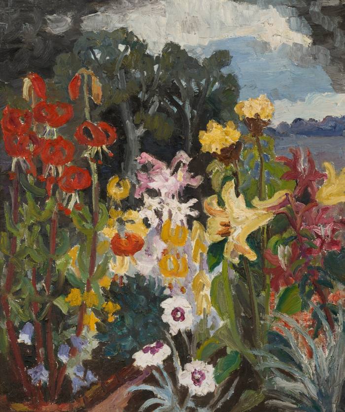Flowers in the Garden at Benton End, 1950s, by Lucy Harwood, £16,000, philipmould.com