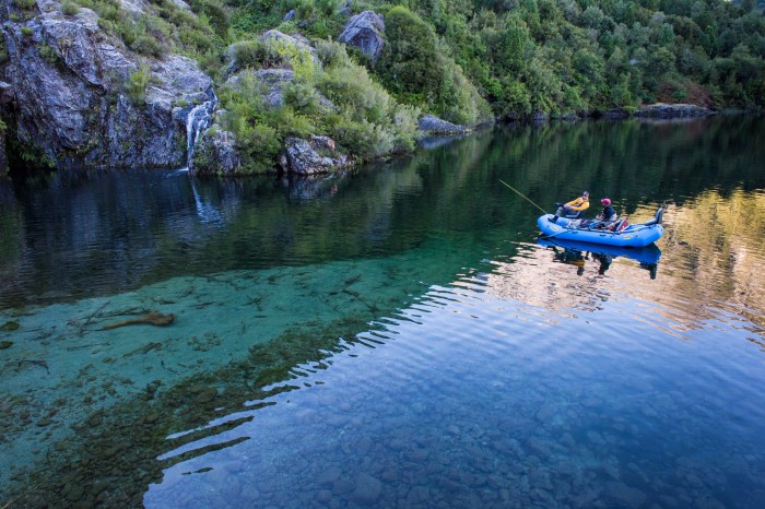 Atmosphere’s fishing excursions will take in the Patagonian archipelago, supported by jetboats and helicopters
