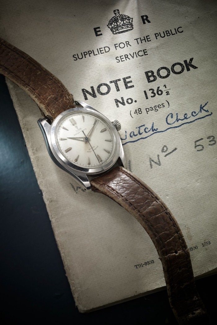The BNGE was given 26 Tudor Oyster Prince watches, the brand’s first automatic waterproof timepieces