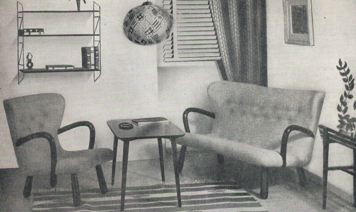Ake furniture set in the 1954 catalogue