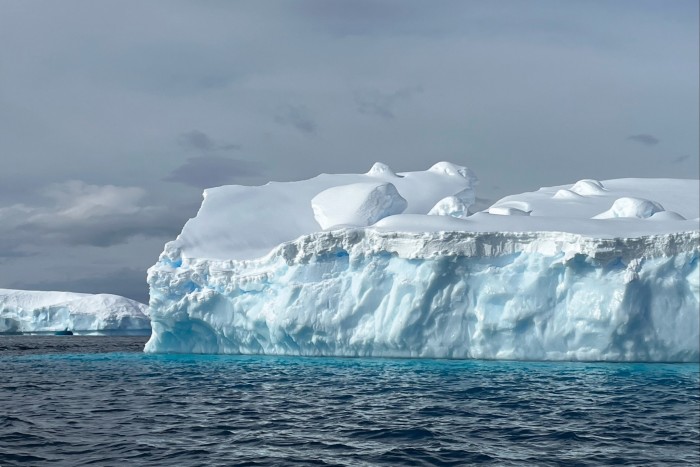 Icebergs with “water clearer than I have ever witnessed – truly crystal”