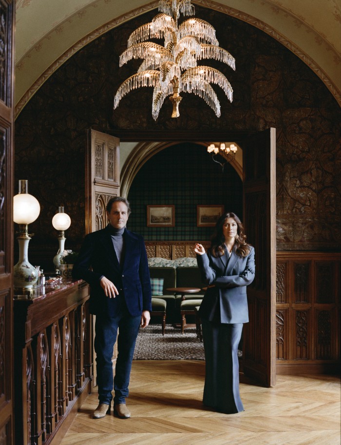 De Gourcuff and Cordélia de Castellane, who designed the hotel’s interiors