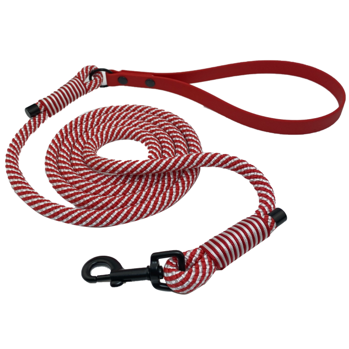 Pawtique candy-cane rope lead, from €24