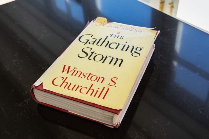 Tapper has a collection of Winston Churchill books that his grandmother passed on to him