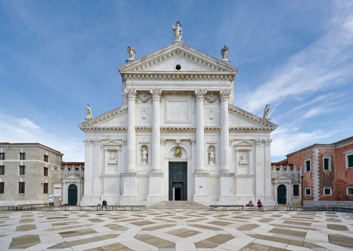 The terrace in front of Venice’s San Giorgio Maggiore basilica inspired the works in Pattern of Crafts