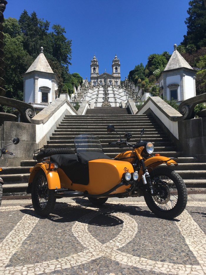The steps of the UNESCO world heritage site of Bom Jesus do Monte, near Braga
