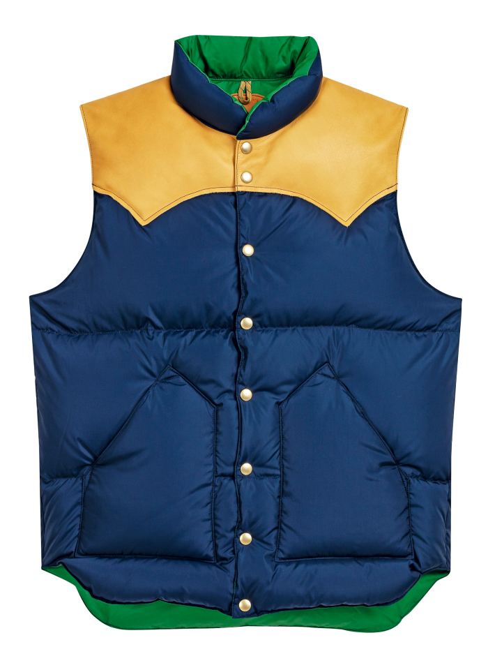 Rocky Mountain vest, £475, from Beige Habilleur