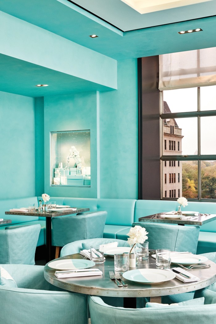 The Tiffany Blue Box Café in New York