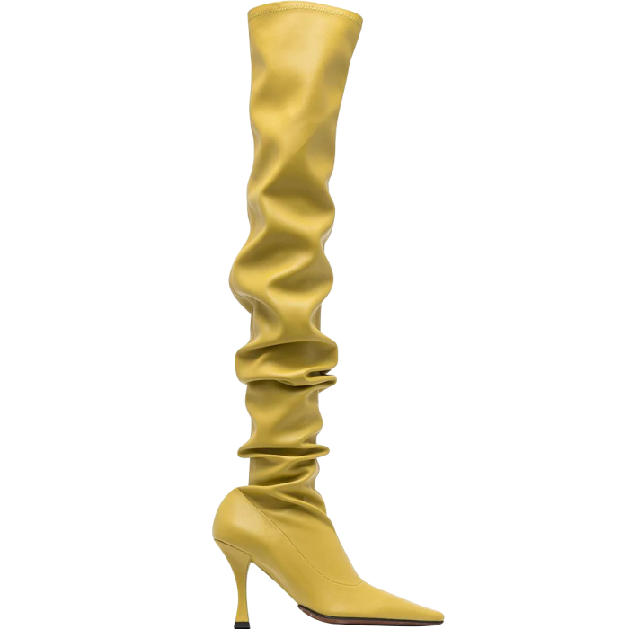 Proenza Schouler faux-leather boots, £750, farfetch.com
