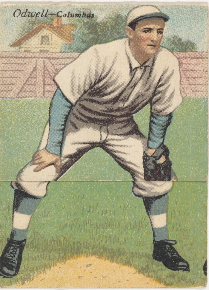 A 1911 Fred Odwell card at the Metropolitan Museum of Art