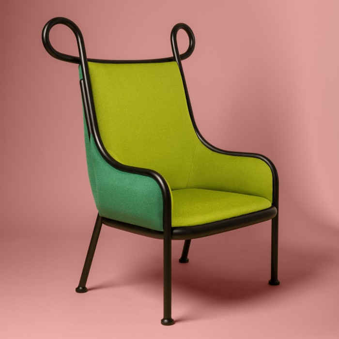 The movement to channel? Art nouveau with a distinctly postmodern air. Mickey, India Mahdavi’s swirling Viennese design, transports the classic bentwood lounge chair straight to Disneyland. From Gebrüder Thonet Vienna, from €3,910