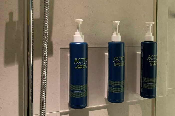 Refillable bottles for toiletries are one way to make a difference