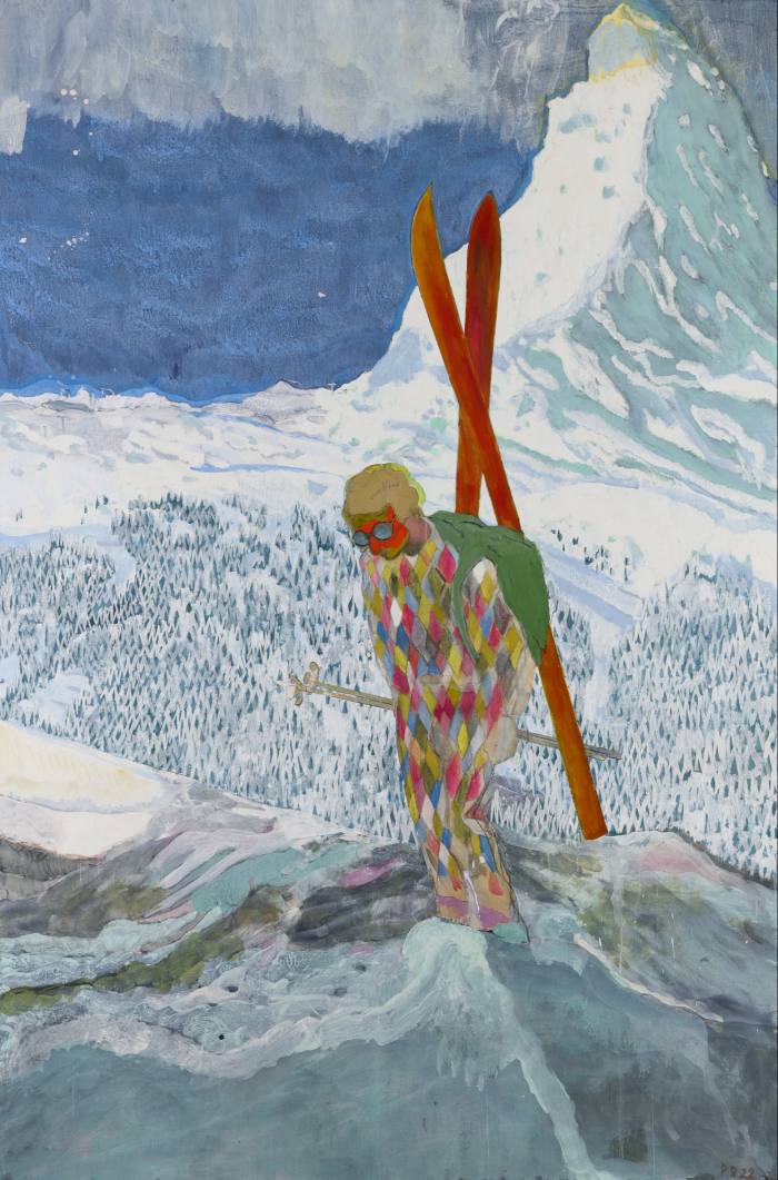 Alpinist, 2022, by Peter Doig