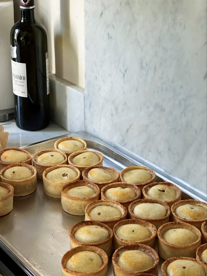 Traditional scotch pies at The Shoap, North London