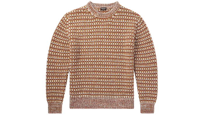 Zegna cashmere jacquard jumper, £1,685, lyst.co.uk
