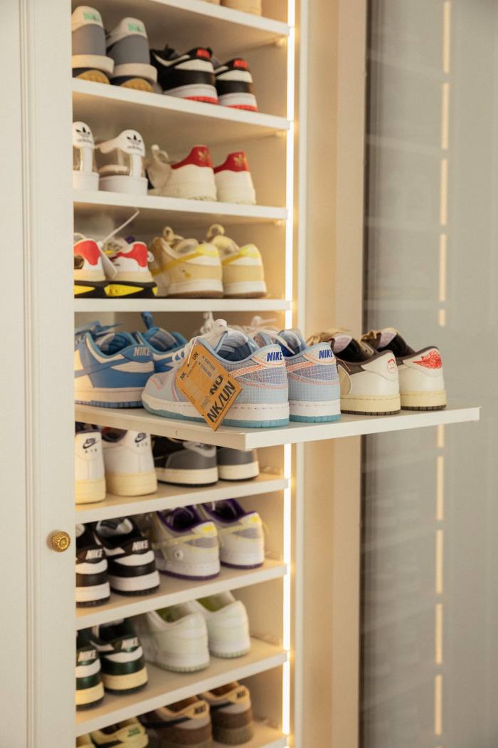 Grolet’s collection of sneakers