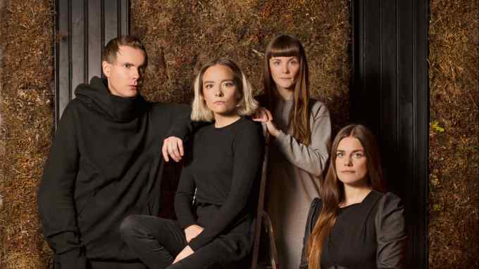 The team behind Fischersund – Sigur Rós musician Jónsi Birgisson and (from left) his sisters Rosa, Inga and Lilja