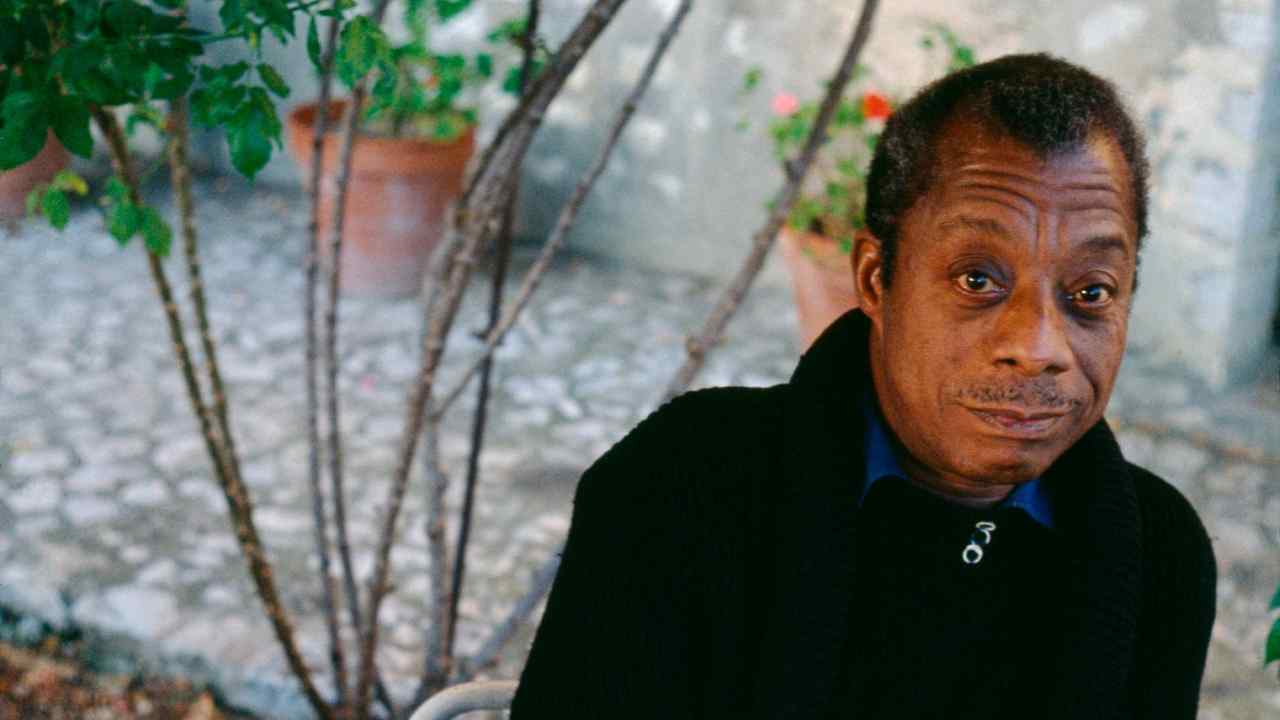 James Baldwin at his St-Paul-de-Vence home in 1978