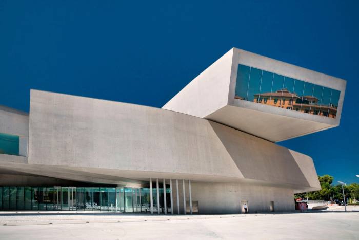 Maxxi museum in Rome – the building was designed by Zaha Hadid