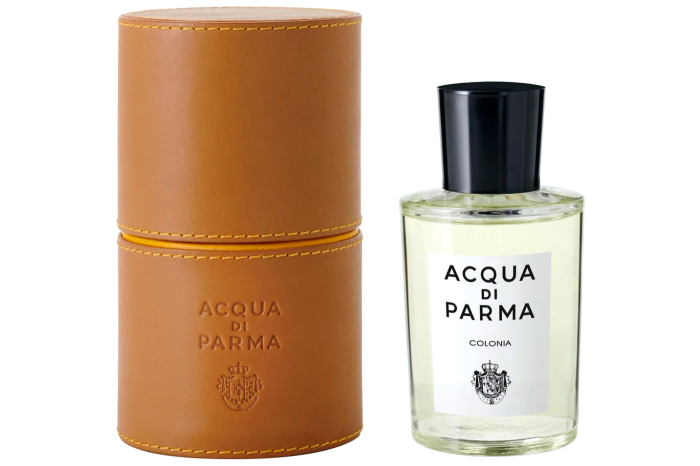 Acqua di Parma Weekend Collection Colonia perfume with leather travel case, €450 for 100ml