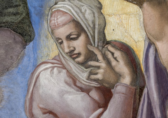 Detail from Cristo Giudice e Santi