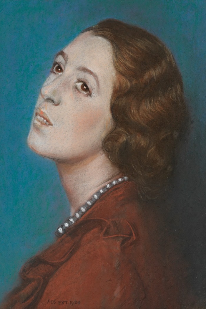 Portrait of Charlotte Elizabeth Newman, 1934, sold at Bonhams for £3,825