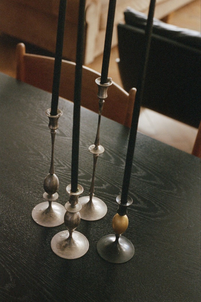 Candlesticks by the jewellery designer Ted Muehling for ER Butler & Co