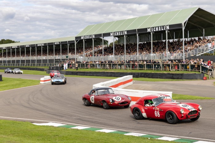 Watch the action from a grandstand at Goodwood Revival 