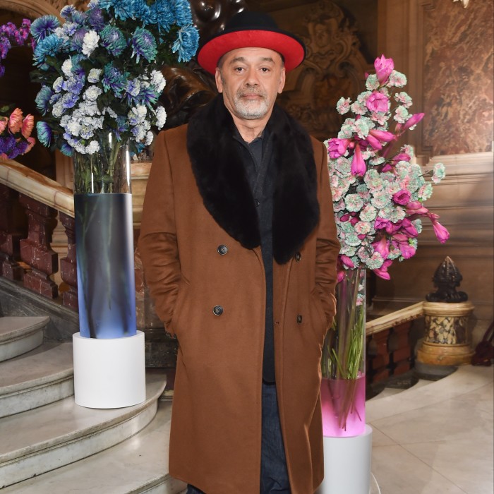 Louboutin at Paris Fashion Week, January 2020