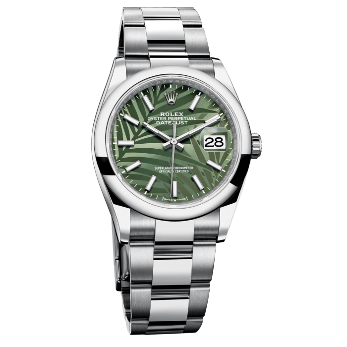 Rolex’s palm-leaf patterned Datejust 36
