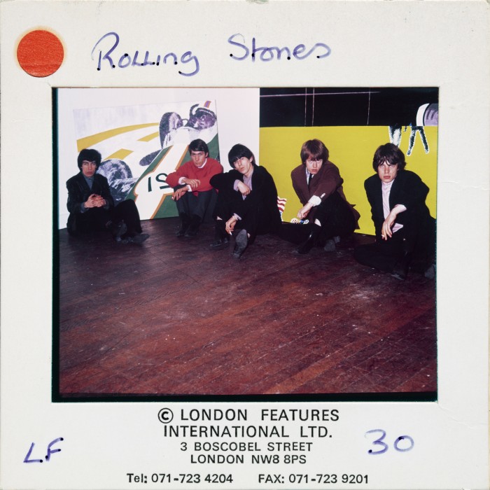The estimated eight million images contain shots of The Rolling Stones, among others
