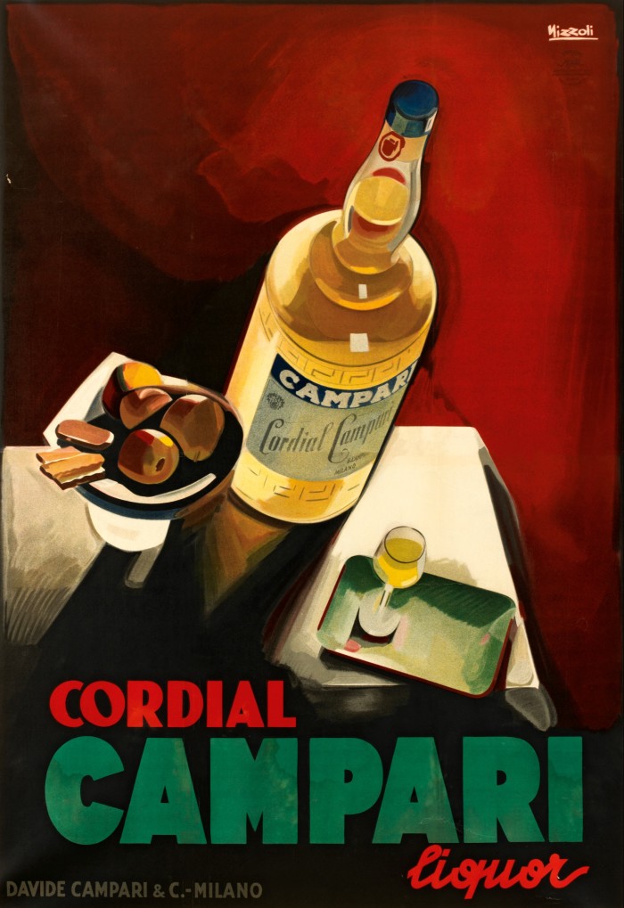 Cordial Campari, 1926, by Marcello Nizzoli