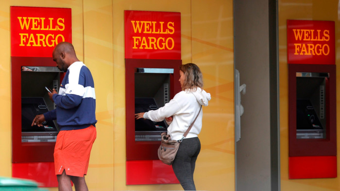 People use Wells Fargo cash machines
