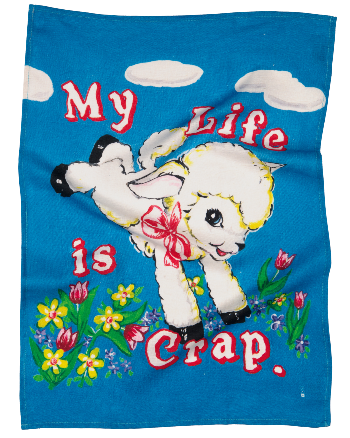 Magda Archer “My Life is Crap” tea towel, £25