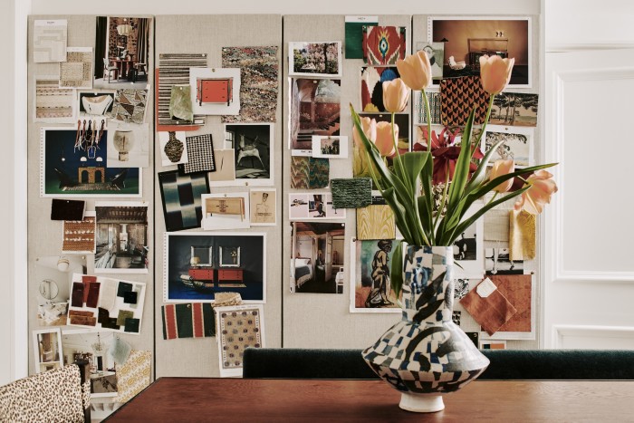 Moodboards in Ashby’s meeting room