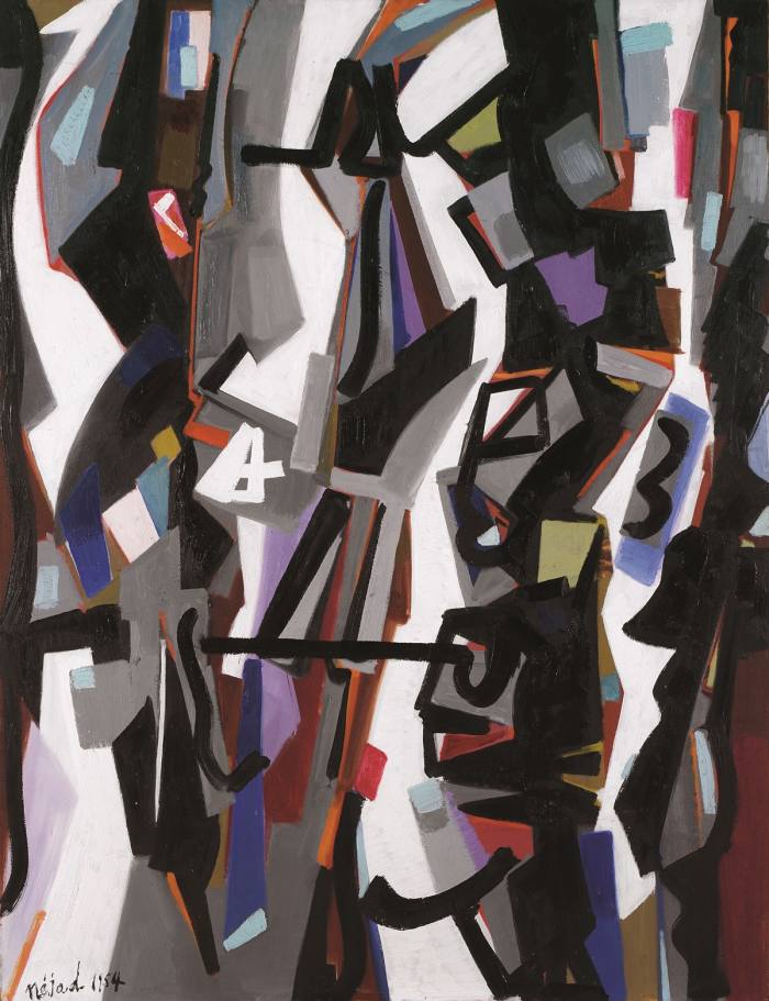 Abstract Composition by Nejad Melih Devrim (1954)