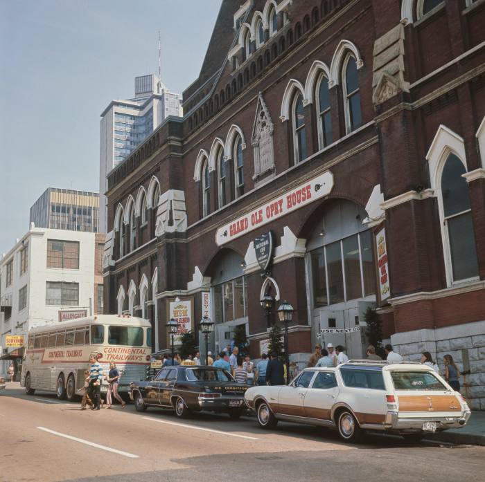 The Ryman Auditorium (formerly the site of the Grand Ole Opry), one of Nashville’s oldest music venues