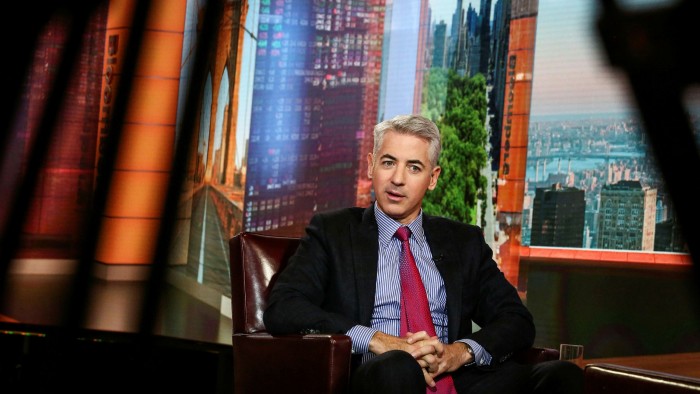 Bill Ackman, chief executive of Pershing Square, during an interview in New York, US on Bloomberg TV in November  2017