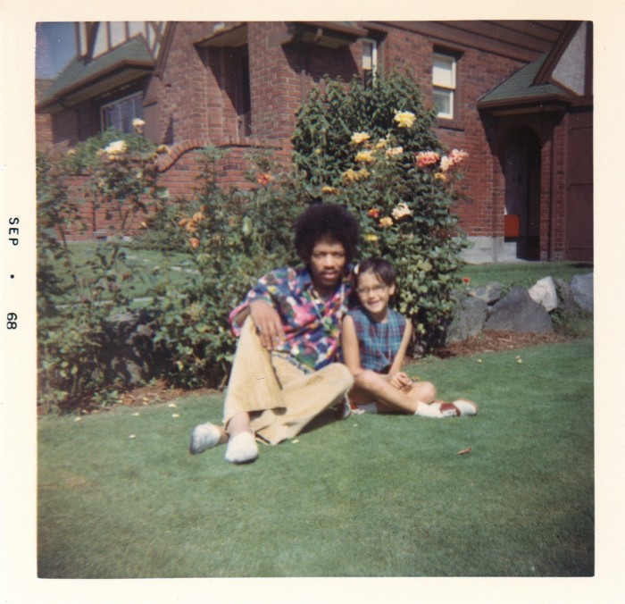 Jimi and Janie Hendrix in Seattle, 1968