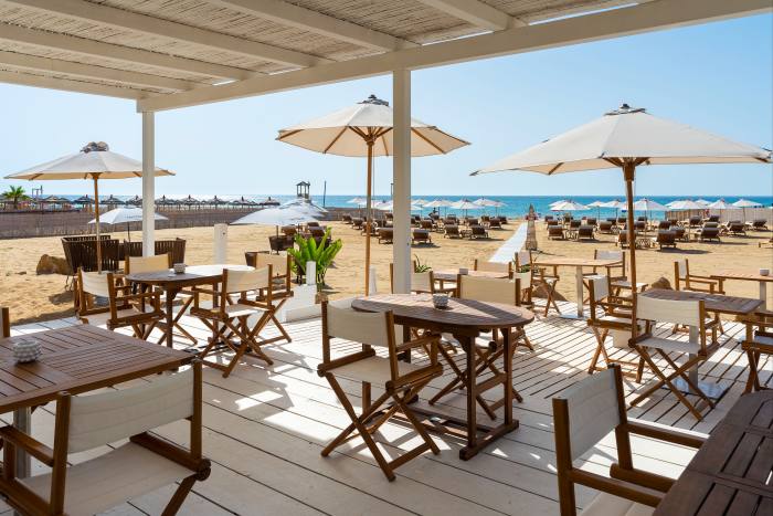 The resort has its own beach club on Sicily’s south-eastern coast