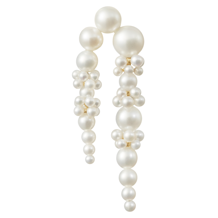 Sophie Bille Brahe gold and freshwater-pearl Palais de Nuit single earring, £1,200