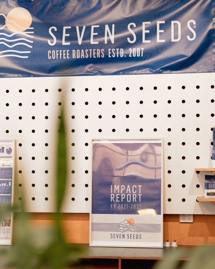 A copy of Seven Seeds’ impact report