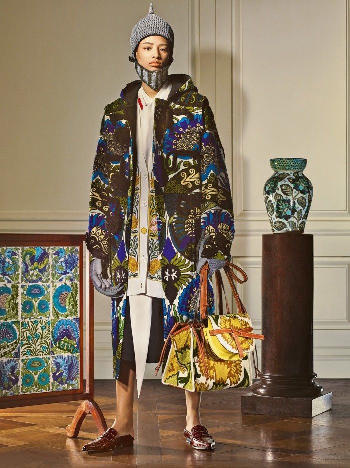 Loewe’s a/w 19 capsule collection was inspired by William De Morgan